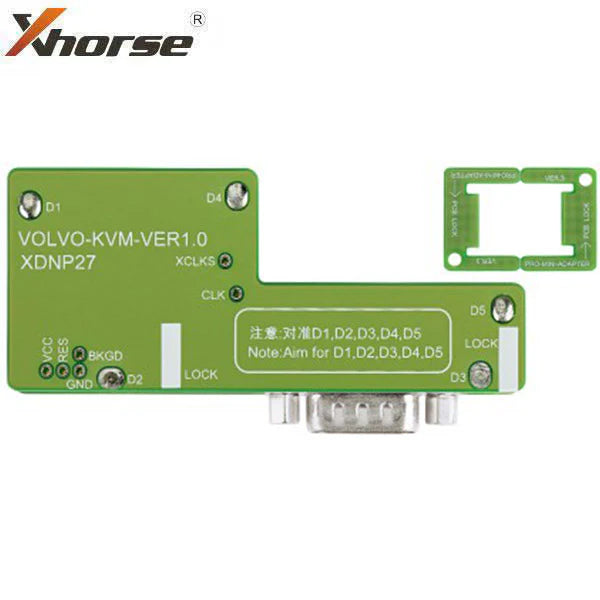 Xhorse - XDNP27GL - Solder-Free Volvo KVM Adapter for VVDI Mini PROG, Key Tool Plus Xhorse - XDNP27GL - Solder-Free Volvo KVM Adapter for VVDI Mini PROG, Key Tool Plus